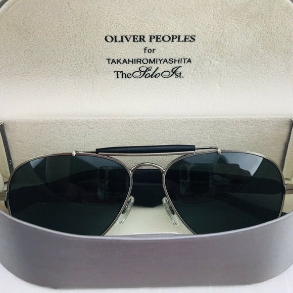 OLIVER PEOPLES SUNGLASSES OV1114S AVIATOR Takahiro - Picture 2 of 12